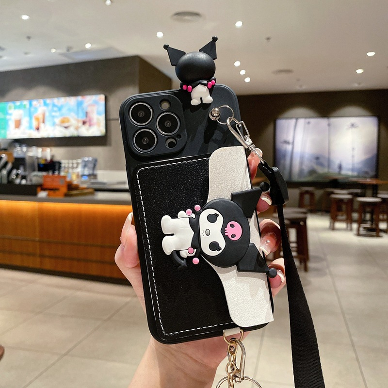 Ốp ĐiệN ThoạI HọA TiếT kuromi Cho iphone 15 14 13 12 mini 11 pro max 6 6s 7 8 plus x xs max xr se 2020