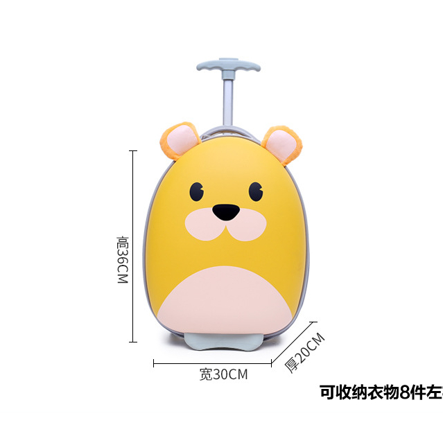 Vali Kéo 16 Inch Bằng Eva Chống Thấm Nước Họa Tiết Hoạt Hình Dễ Thương Cho Bé