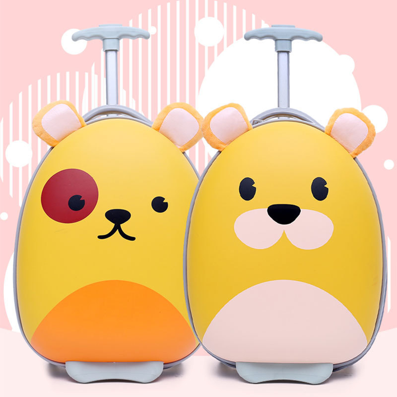 Vali Kéo 16 Inch Bằng Eva Chống Thấm Nước Họa Tiết Hoạt Hình Dễ Thương Cho Bé