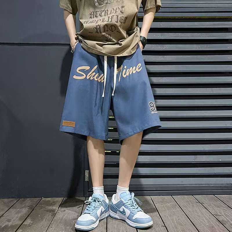 Quần Short Thể Thao Ống Rộng Phong Cách Hàn Quốc Dành Cho Nam