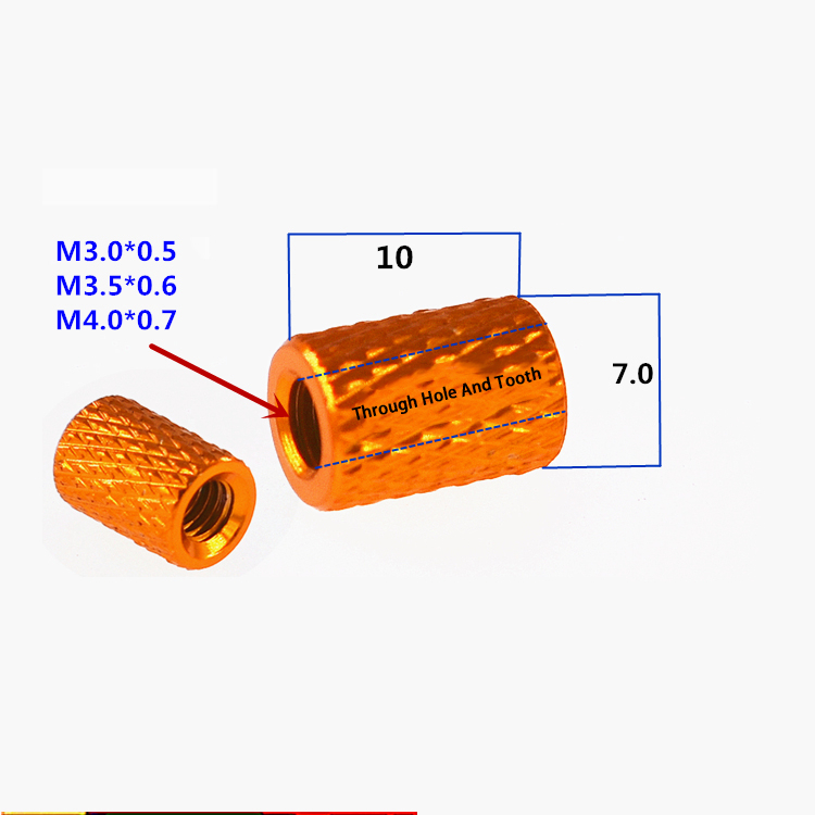 Đai Ốc Tròn Bằng Hợp Kim Nhôm Nhiều Màu M3 M4