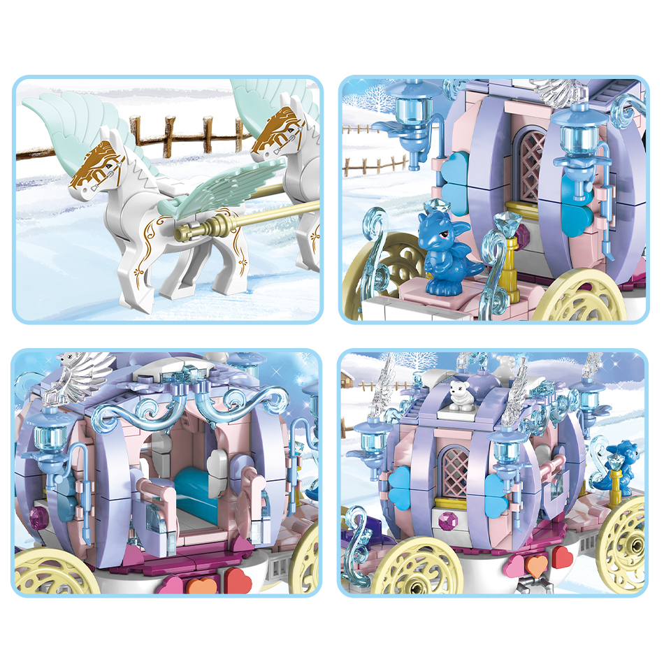 Mô Hình Lắp Ráp Lâu Đài Băng Giá Elsa