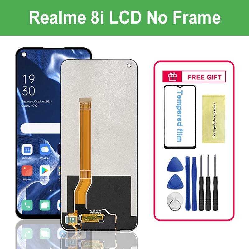Màn Hình Cho OPPO Realme 6 6S 6i 6 Pro 7 7i 8 Pro 8i Màn Hình Hiển Thị LCD Hình Cảm Ứng Thay Thế