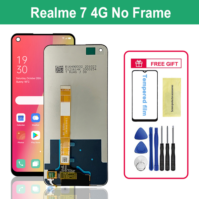 Màn Hình Cho OPPO Realme 6 6S 6i 6 Pro 7 7i 8 Pro 8i Màn Hình Hiển Thị LCD Hình Cảm Ứng Thay Thế