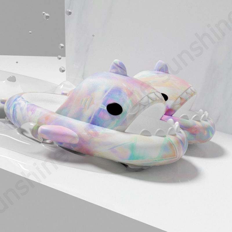 Dép Quai Ngang , Dép Cá Mập Phối Nhiều Màu Dễ Thương Cho Nam Nữ