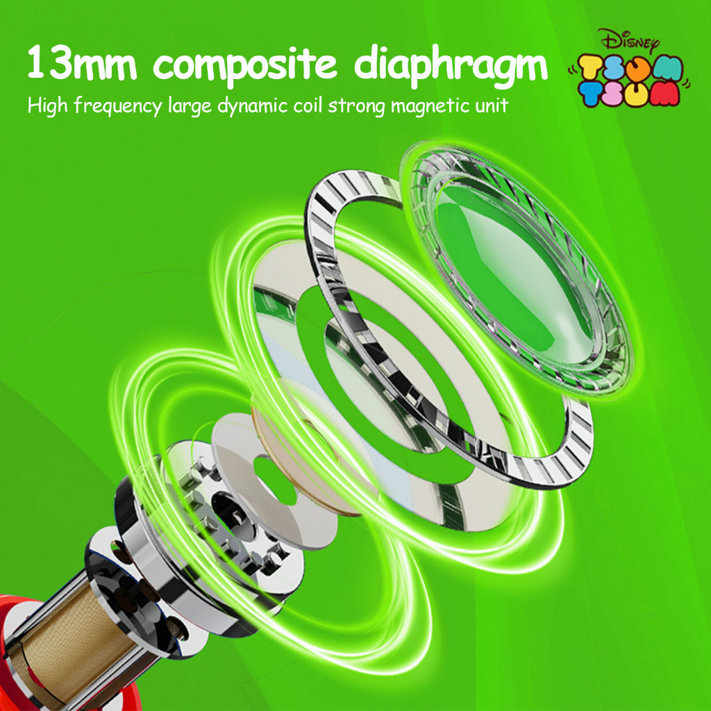 Tai Nghe Nhét Tai Bluetooth 5.3 DB4 Không Dây Chống Nước Giảm Tiếng Ồn Họa Tiết Hoạt Hình Disney