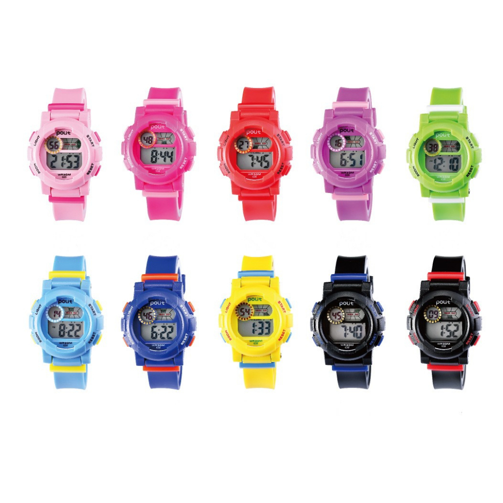Đồng Hồ LED Điện Tử Chống Nước Jam Tangan Lelaki Wanita Kanak Dành Cho Học Sinh Nam Và Nữ
