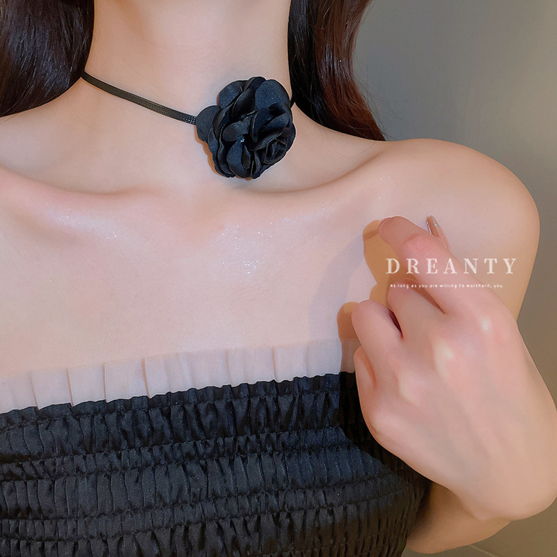 Vòng Cổ Mặt Hoa Đơn Giản Sáng Tạo Phong Cách Hàn Quốc Thời Trang Cho Nữ