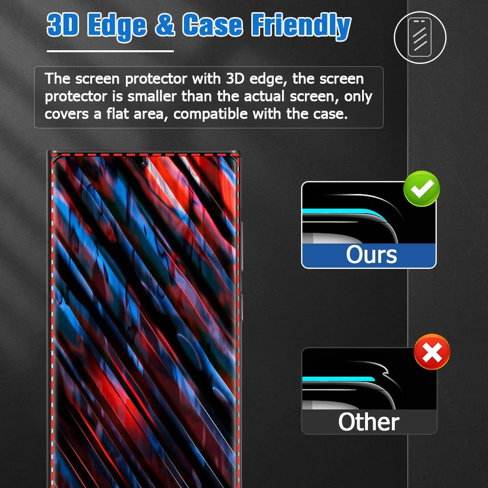 Set 2 Kính Cường Lực 9H Bảo Vệ Màn Hình Chống Nhìn Trộm Cho Samsung Galaxy S23 Ultra