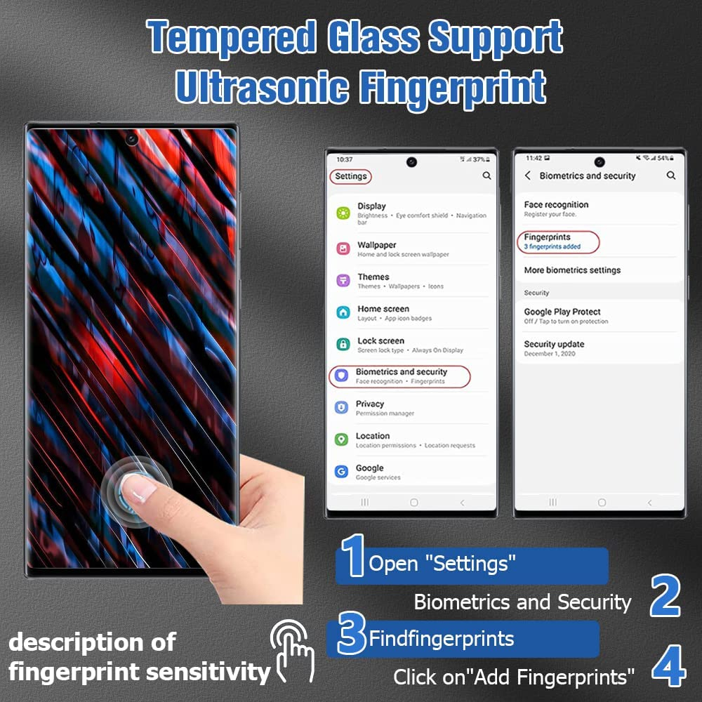 Set 2 Kính Cường Lực 9H Bảo Vệ Màn Hình Chống Nhìn Trộm Cho Samsung Galaxy S23 Ultra