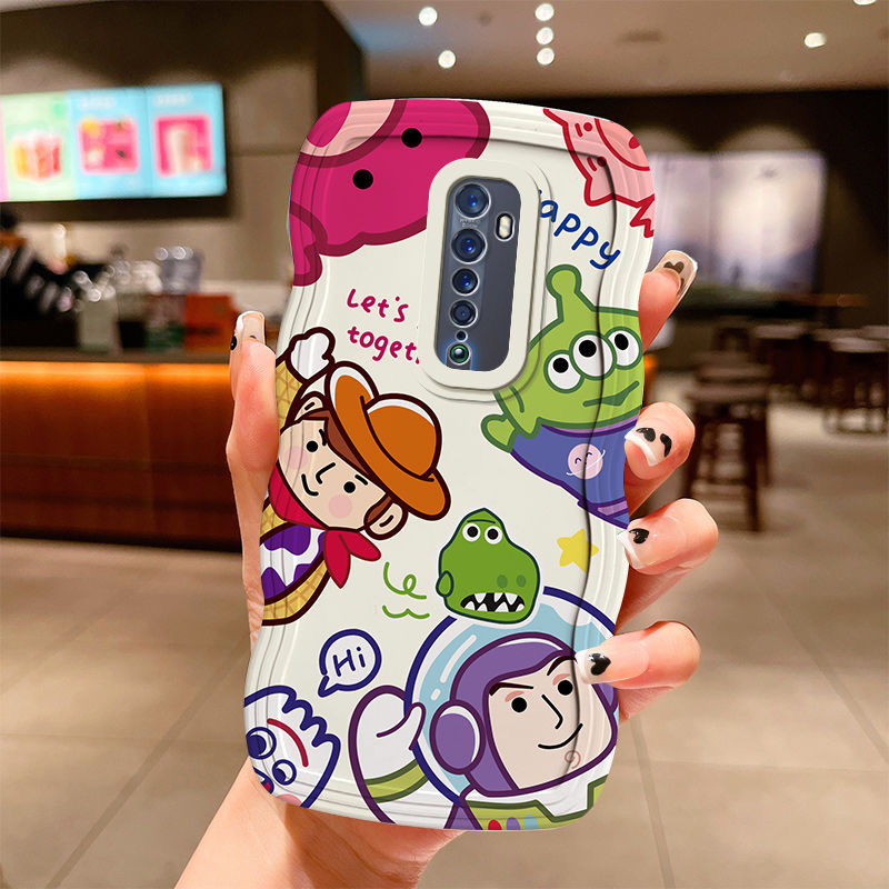 Ốp Điện Thoại Silicone Mềm Họa Tiết Hoạt Hình Đáng Yêu Cho OPPO Reno2 Reno2F OPPO Reno