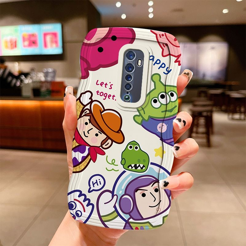 Ốp Điện Thoại Silicone Mềm Họa Tiết Hoạt Hình Đáng Yêu Cho OPPO Reno2 Reno2F OPPO Reno