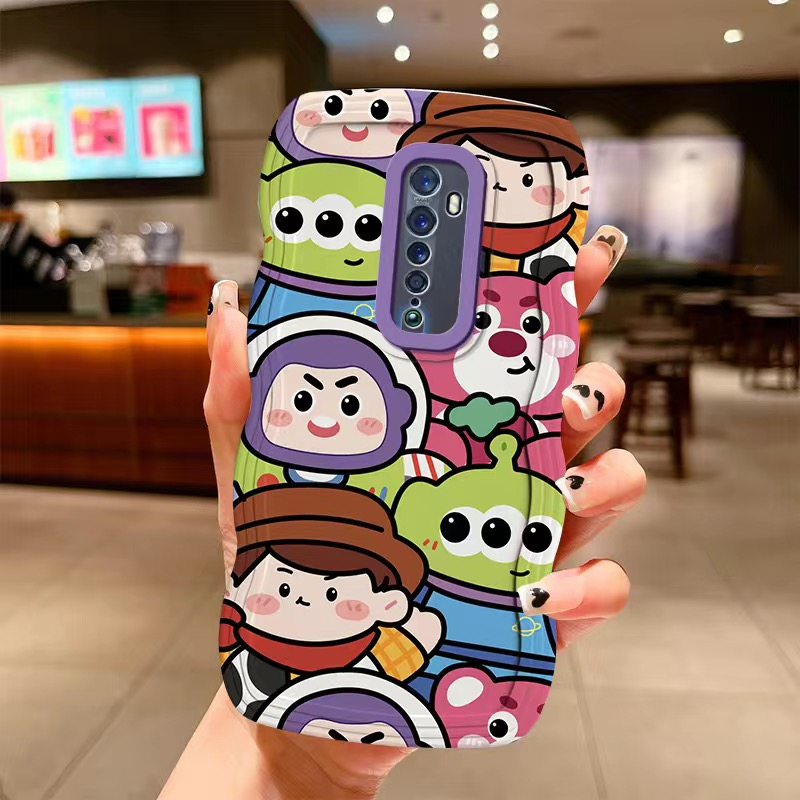 Ốp Điện Thoại Silicone Mềm Họa Tiết Hoạt Hình Đáng Yêu Cho OPPO Reno2 Reno2F OPPO Reno