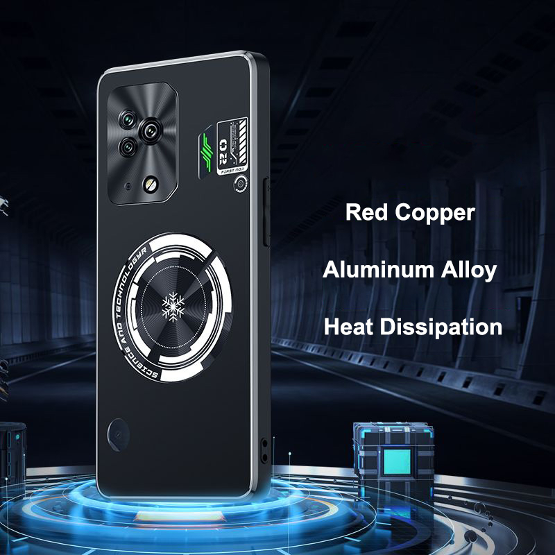 XIAOMI Ốp Điện Thoại Nhôm Đồng Tản Nhiệt Cho Black Shark 5 5Pro5G Black Shark 5 Pro