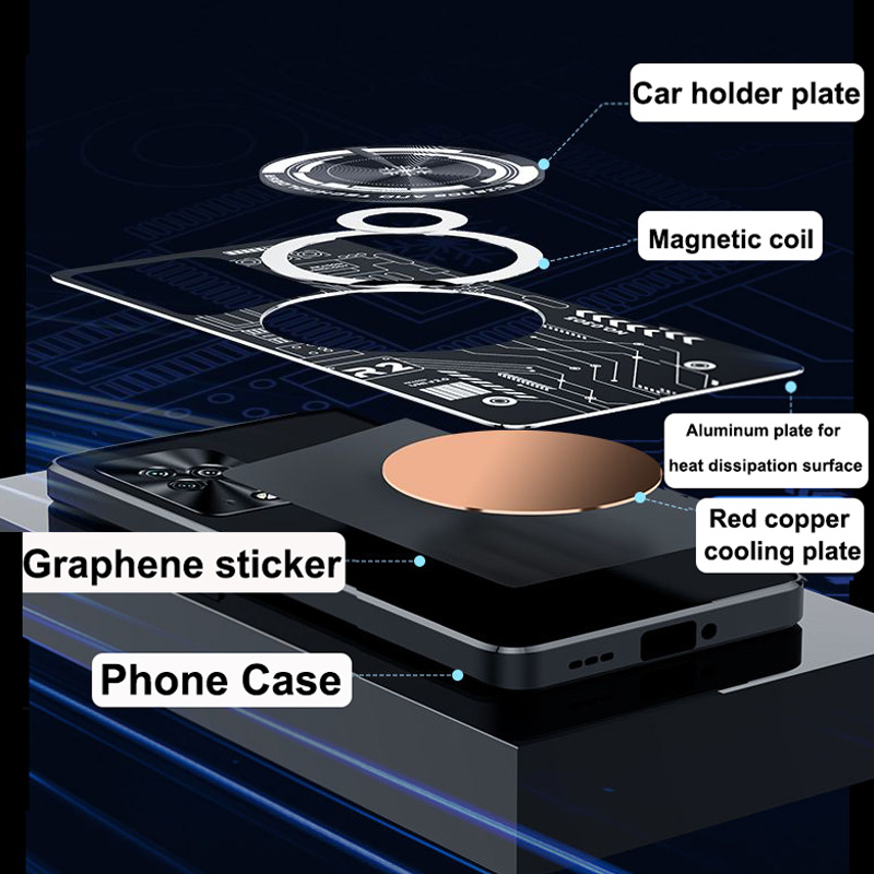 XIAOMI Ốp Điện Thoại Nhôm Đồng Tản Nhiệt Cho Black Shark 5 5Pro5G Black Shark 5 Pro