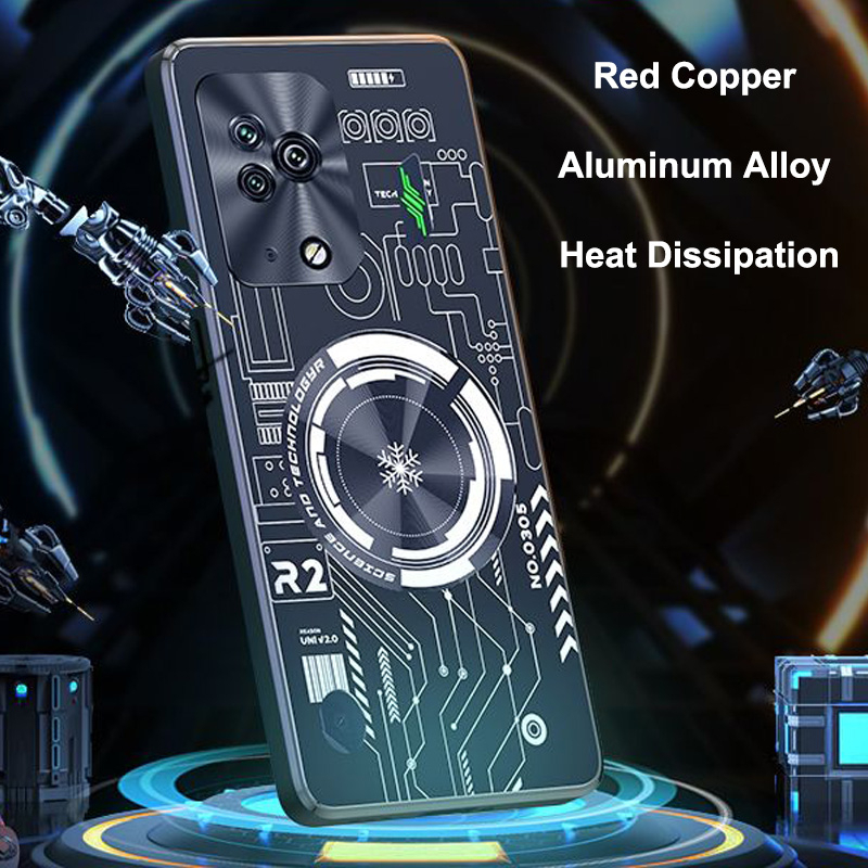 XIAOMI Ốp Điện Thoại Nhôm Đồng Tản Nhiệt Cho Black Shark 5 5Pro5G Black Shark 5 Pro