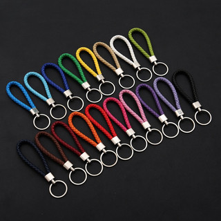 20/10/5 PCS Móc Chìa Khóa Dây Da PU Bện Thời Trang