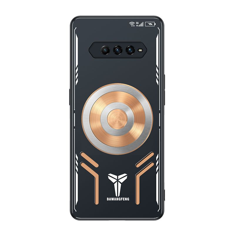 Ốp Điện Thoại Hợp Kim Nhôm Thoáng Khí + Bộ Tản Nhiệt Màu Đen Cá Mập Cho Black Shark 4 Pro 5 RS 5RS 4s Pro