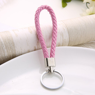 20/10/5 PCS Móc Chìa Khóa Dây Da PU Bện Thời Trang