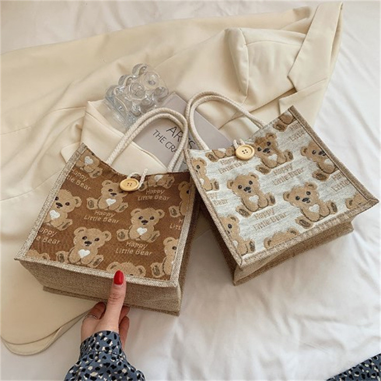 Moweikaidi  túi xách nữ Túi xách phiên bản Hàn Quốc Dễ thương Cub Hunza Ba lô đi lại hàng ngày