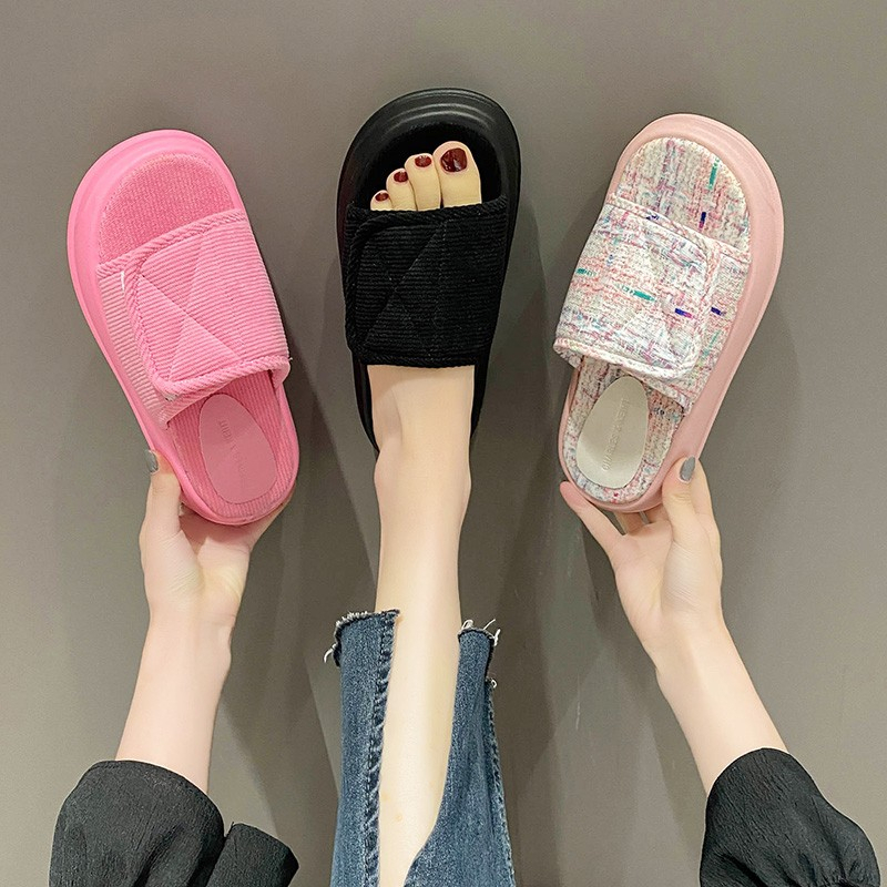 Dép Xỏ Ngón Mùa Hè Đế Dày Mềm Mại Phong Cách Hàn Quốc Dễ Phối Đồ Cho Nữ