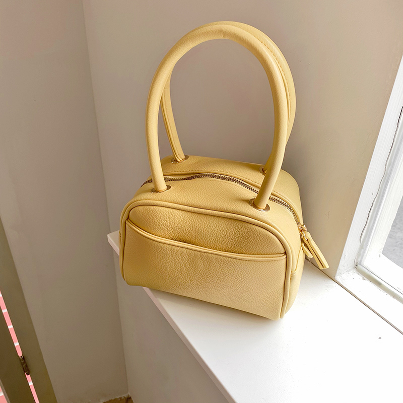 Small Handbag Cubic Shape Cute Waterproof Portable PU Leather Fashion Lovely Handbag for Women