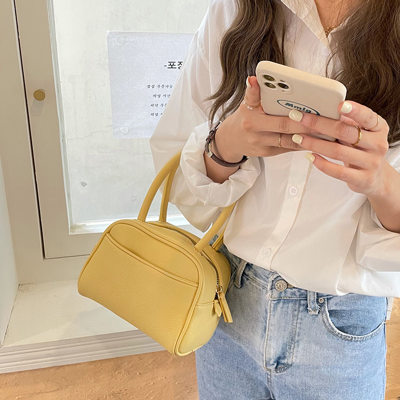 Small Handbag Cubic Shape Cute Waterproof Portable PU Leather Fashion Lovely Handbag for Women