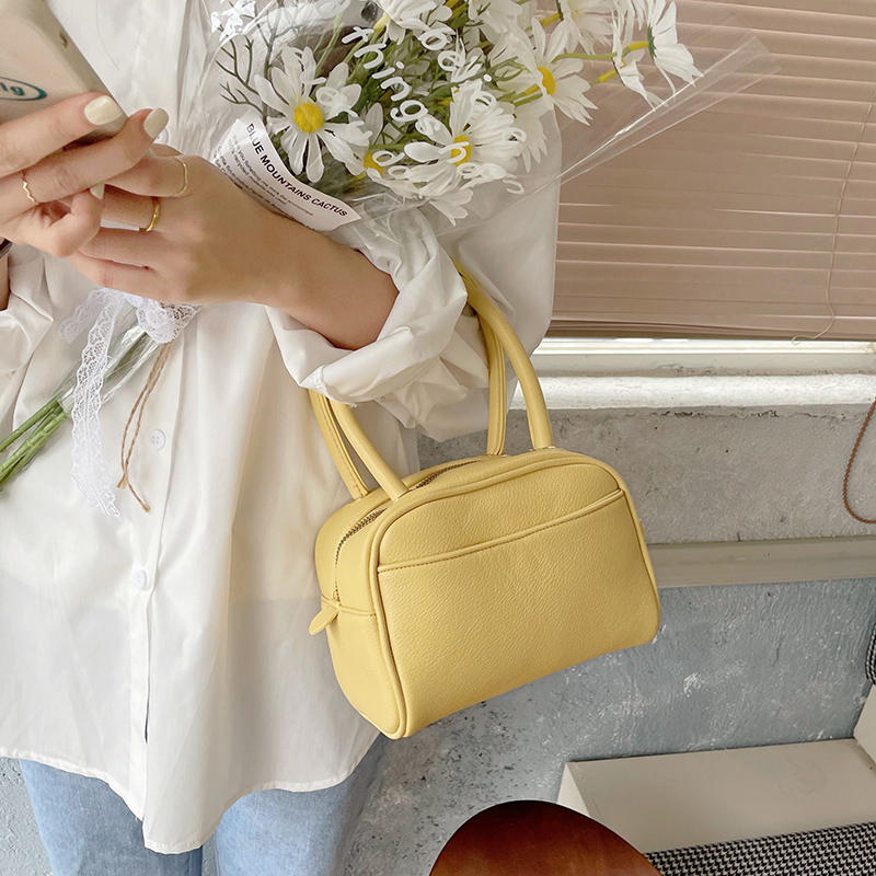 Small Handbag Cubic Shape Cute Waterproof Portable PU Leather Fashion Lovely Handbag for Women