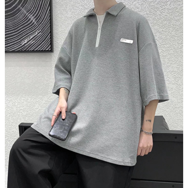Áo Thun POLO Tay Ngắn Thời Trang Hàn Quốc Dành Cho Nam áo thun nam form rộng có cổ áo thun polo unisex  áo polo nam đẹp SweatShirts