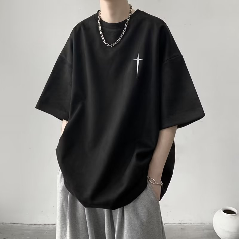 Áo Thun Tay Ngắn Dáng Rộng Đơn Giản Thời Trang Hàn Quốc áo thun nam áo thun thể thao unisex áo phông nữ