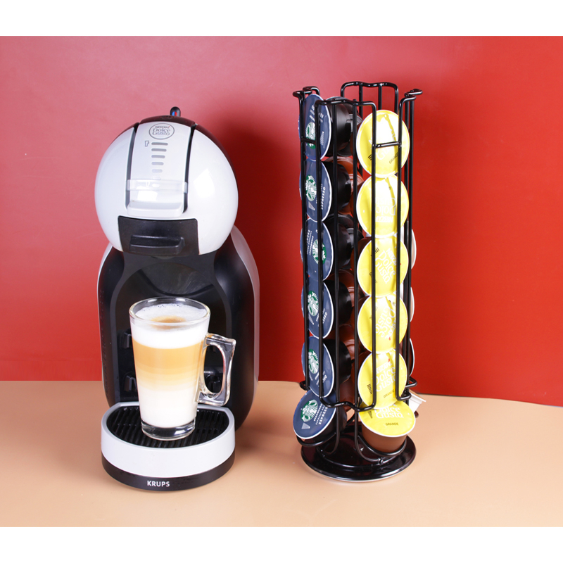 Giá Đỡ Máy Pha Cà Phê Nescafe Dolce Gusto 24 Pods Có Thể Xoay Được