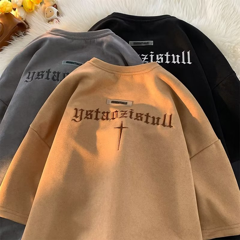 Áo Thun Tay Ngắn Dáng Rộng Đơn Giản Thời Trang Hàn Quốc áo thun nam áo thun thể thao unisex áo phông nữ