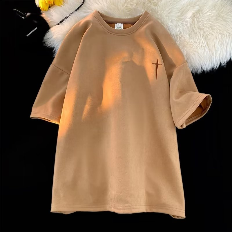 Áo Thun Tay Ngắn Dáng Rộng Đơn Giản Thời Trang Hàn Quốc áo thun nam áo thun thể thao unisex áo phông nữ