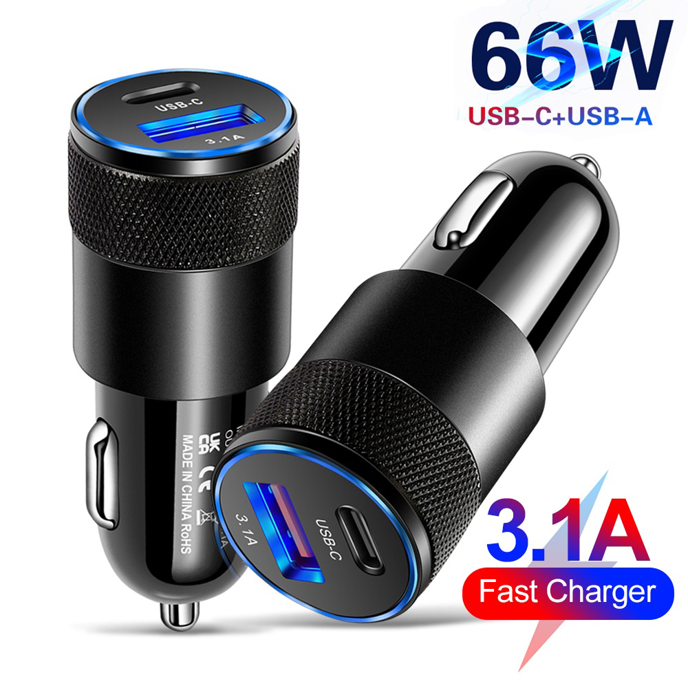 Tẩu Sạc Nhanh 66w Usb 3.0 Type c Cho Điện Thoại i-Phone 14 13 12 11 Pro Max | BigBuy360 - bigbuy360.vn