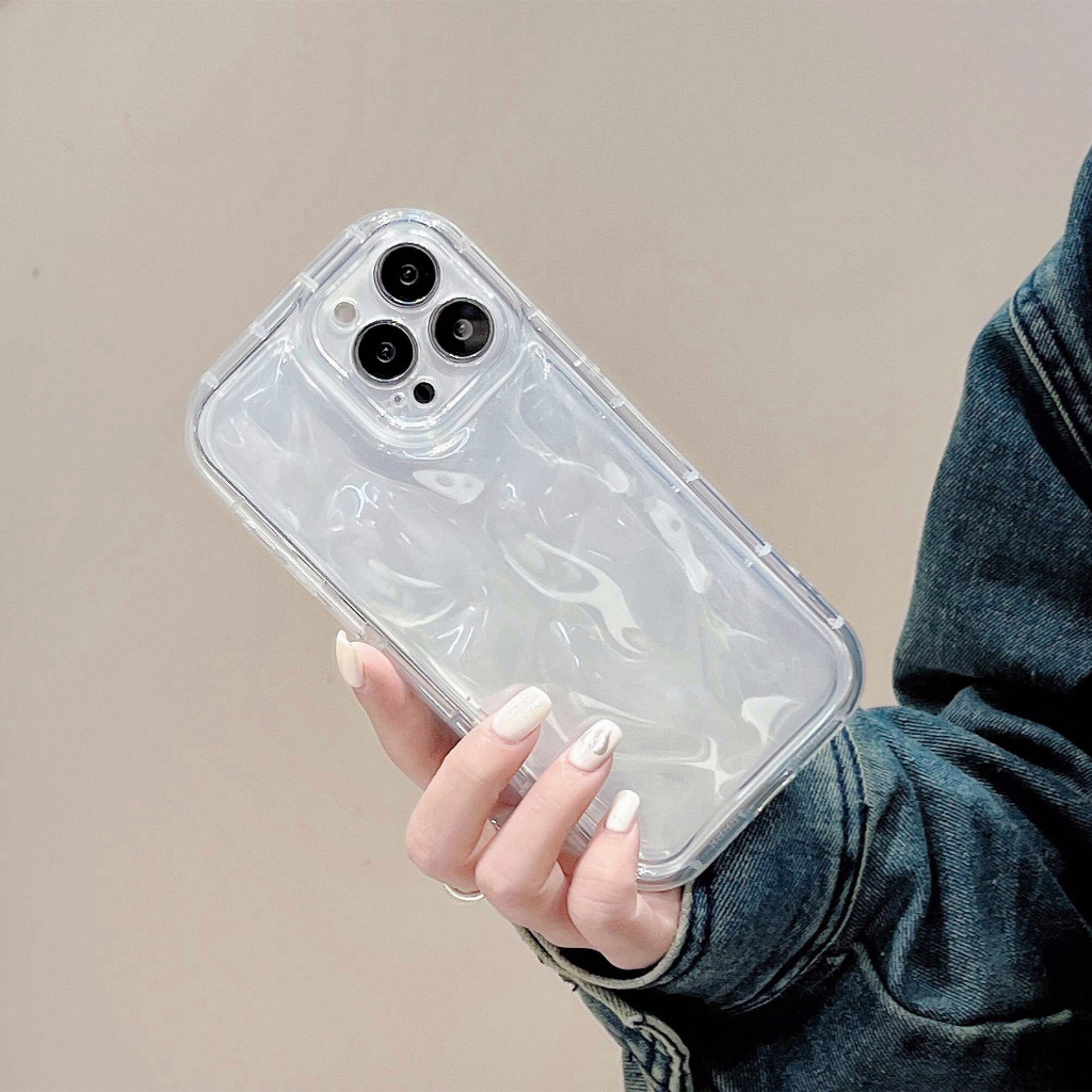 Ốp Điện Thoại TPU Mềm Chống Va Đập Màu Pha Lê Trong Suốt Cho IPhone 14 Pro Max 13 12 11 Pro Max