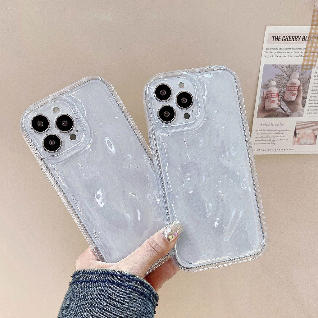Ốp Điện Thoại TPU Mềm Chống Va Đập Màu Pha Lê Trong Suốt Cho IPhone 14 Pro Max 13 12 11 Pro Max