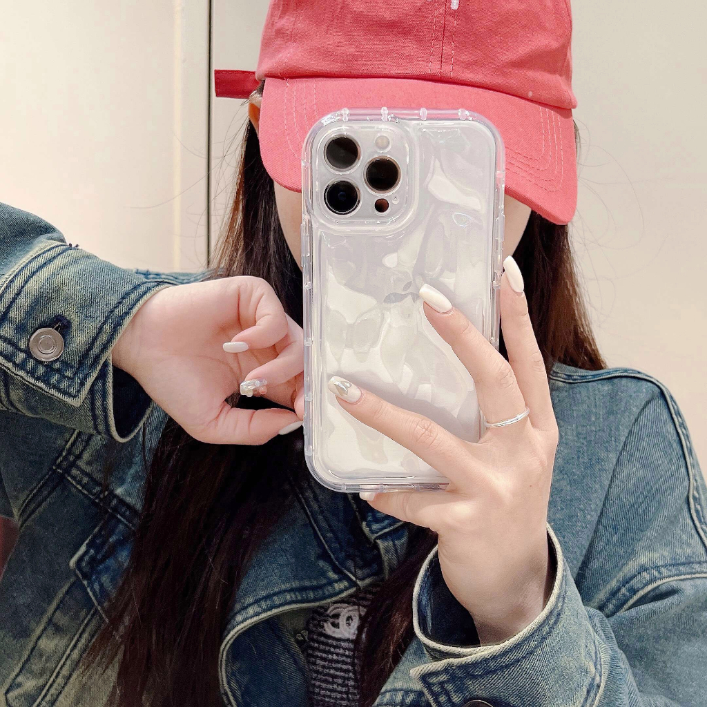 Ốp Điện Thoại TPU Mềm Chống Va Đập Màu Pha Lê Trong Suốt Cho IPhone 14 Pro Max 13 12 11 Pro Max