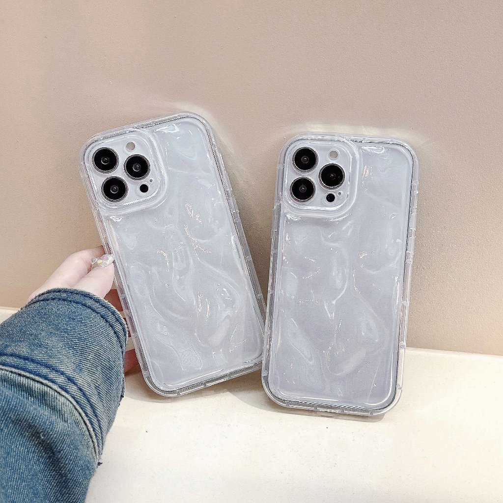Ốp Điện Thoại TPU Mềm Chống Va Đập Màu Pha Lê Trong Suốt Cho IPhone 14 Pro Max 13 12 11 Pro Max
