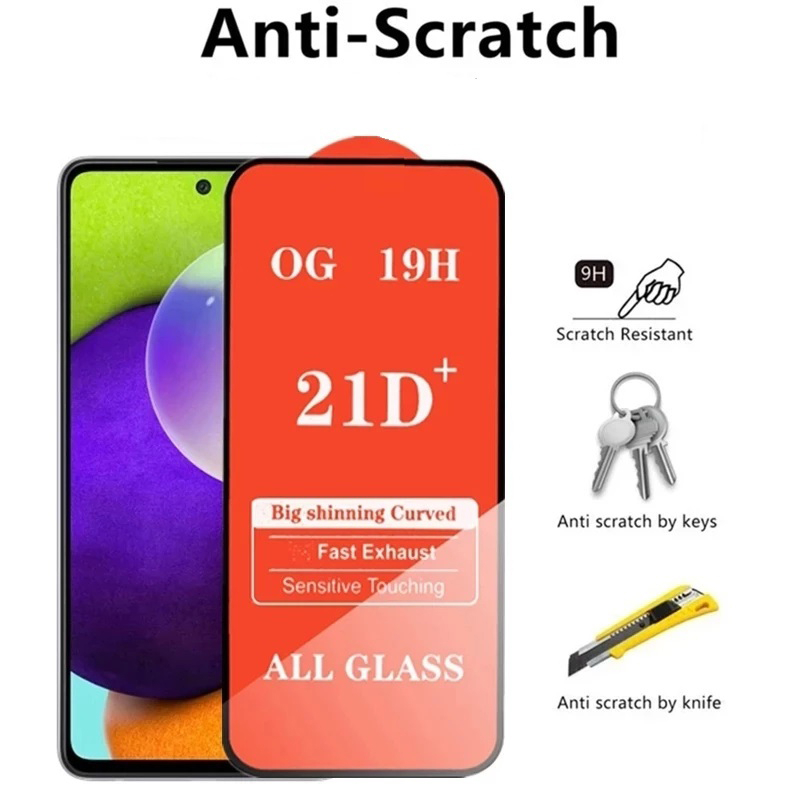 Kính Cường Lực 21d Bảo Vệ Màn Hình Cho samsung galaxy a05 a05s a25 a14 a24 a34 a54 a04 a04s a04e a74