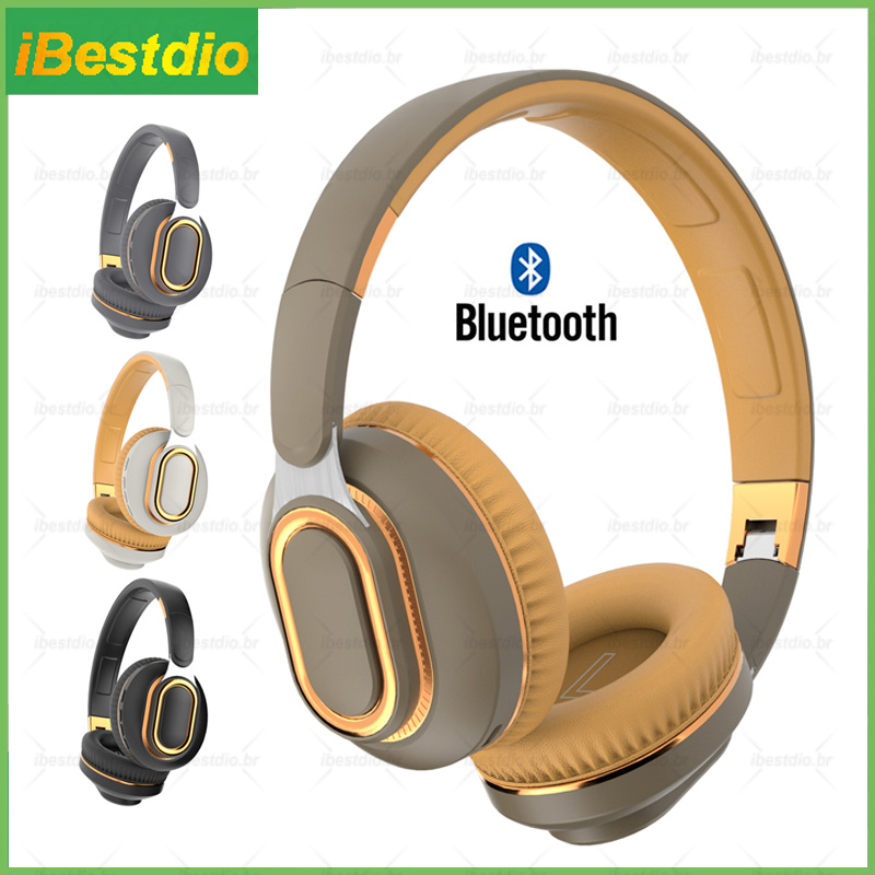 Tai Nghe Bluetooth Không Dây Gấp Gọn Hỗ Trợ Thẻ TF-Card Mp3 FM Có Micro