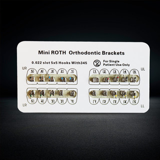 5 gói roth 3hook 345hook bracket pad trắng     5Packs Roth 3Hook 345Hook Bracket White Pad