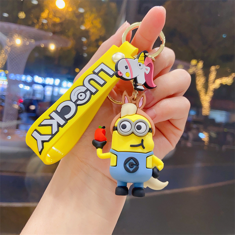 Coffeejoy Phụ Kiện Móc Khóa Treo Xe Hơi / Túi Xách Hình Hoàng Đạo Màu Vàng Sáng Tạo