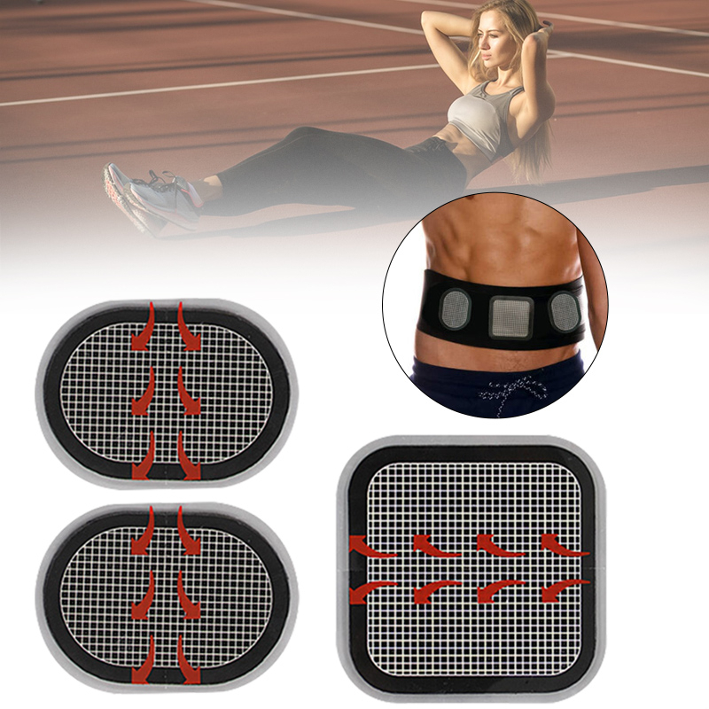 Set 3 Miếng Đệm Gel Thay Thế Cho Dây Đai Thắt Lưng Slendertone Abs