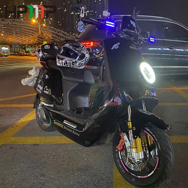 Đèn Led Xi Nhan Mini 12V Chống Thấm Nước Gắn Tay Lái Xe Mô Tô