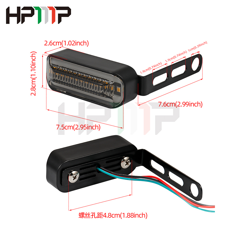Đèn Led Xi Nhan Mini 12V Chống Thấm Nước Gắn Tay Lái Xe Mô Tô