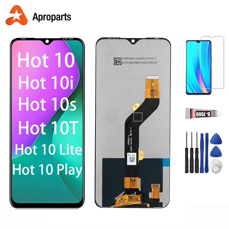 Màn Hình LCD Cho Infinix Hot 10i /10S /10T /Hot 10 Play / 10 Lite Màn Hình Bộ Số Hóa Cảm Ứng x659B X657B X689 X688 X682B