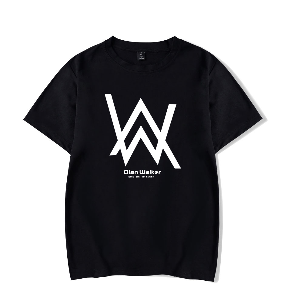 Alan walker Áo Thun Tay Ngắn Chất Liệu cotton Phong Cách hip hop Thời Trang Mùa Hè Cho Nam Và Nữ XXS-4XL 1853b
