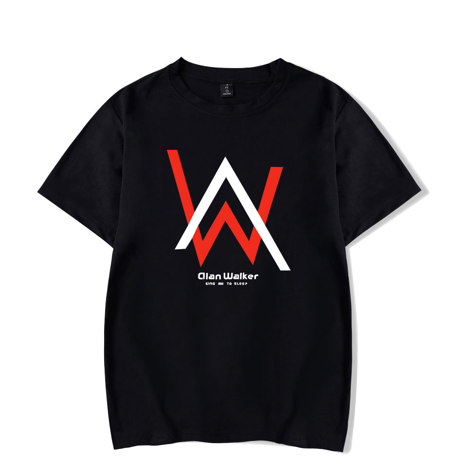 Alan Walker Áo Thun Tay Ngắn In Biểu Tượng Plus Size XXS-4XL 1853C