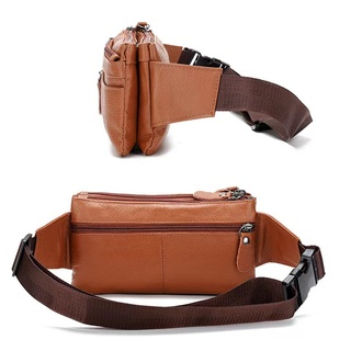 Túi Đeo Hông Bằng Da Bò Thật Đa Năng Tiện Dụng Cho Nam