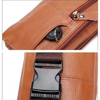 Túi Đeo Hông Bằng Da Bò Thật Đa Năng Tiện Dụng Cho Nam